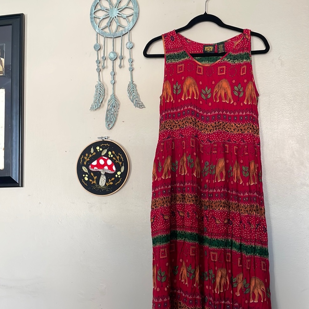 Vintage Elephant Dress